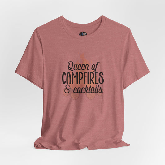 T-Shirt - Queen of Campfires and Cocktails