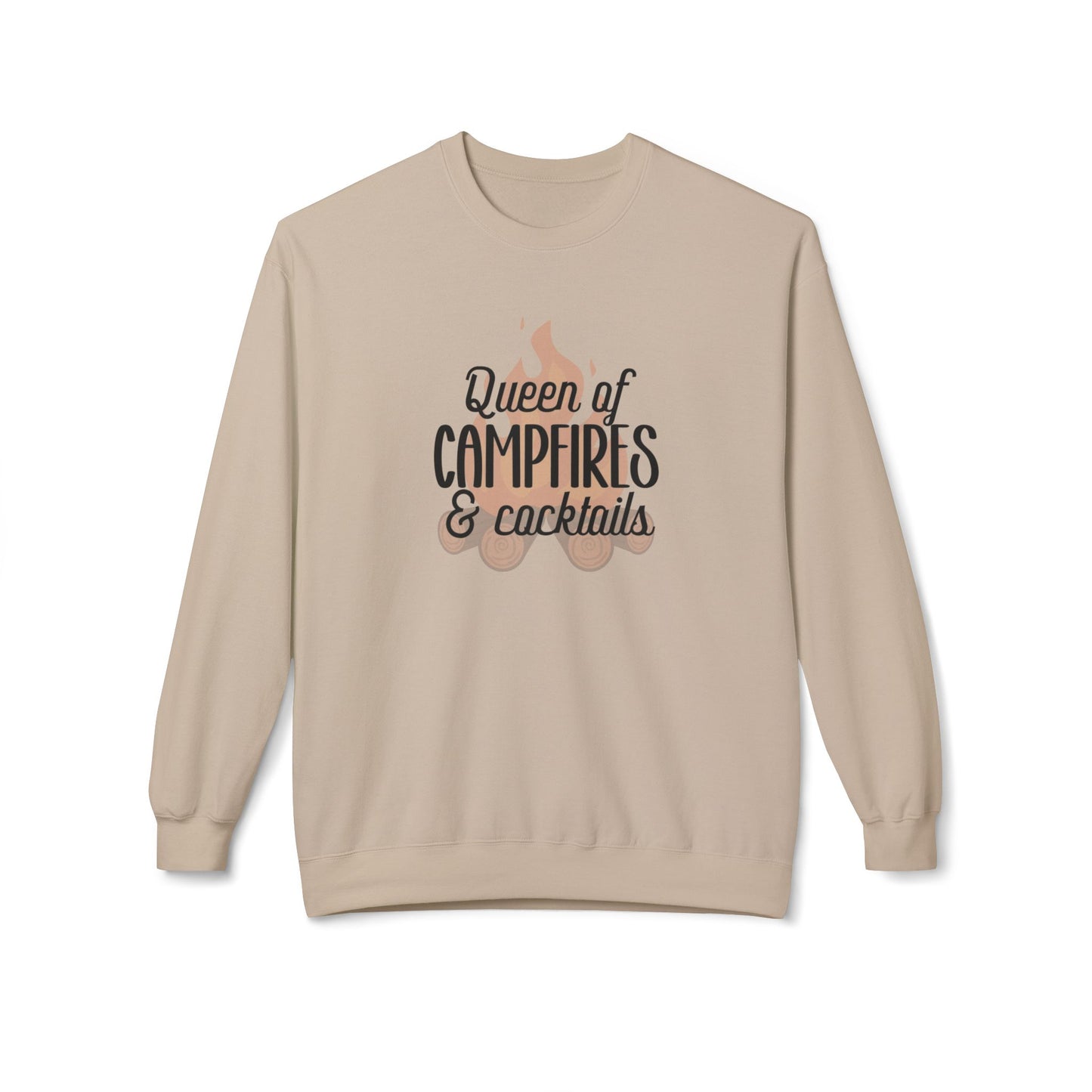 Campfire Queen Crewneck Sweatshirt