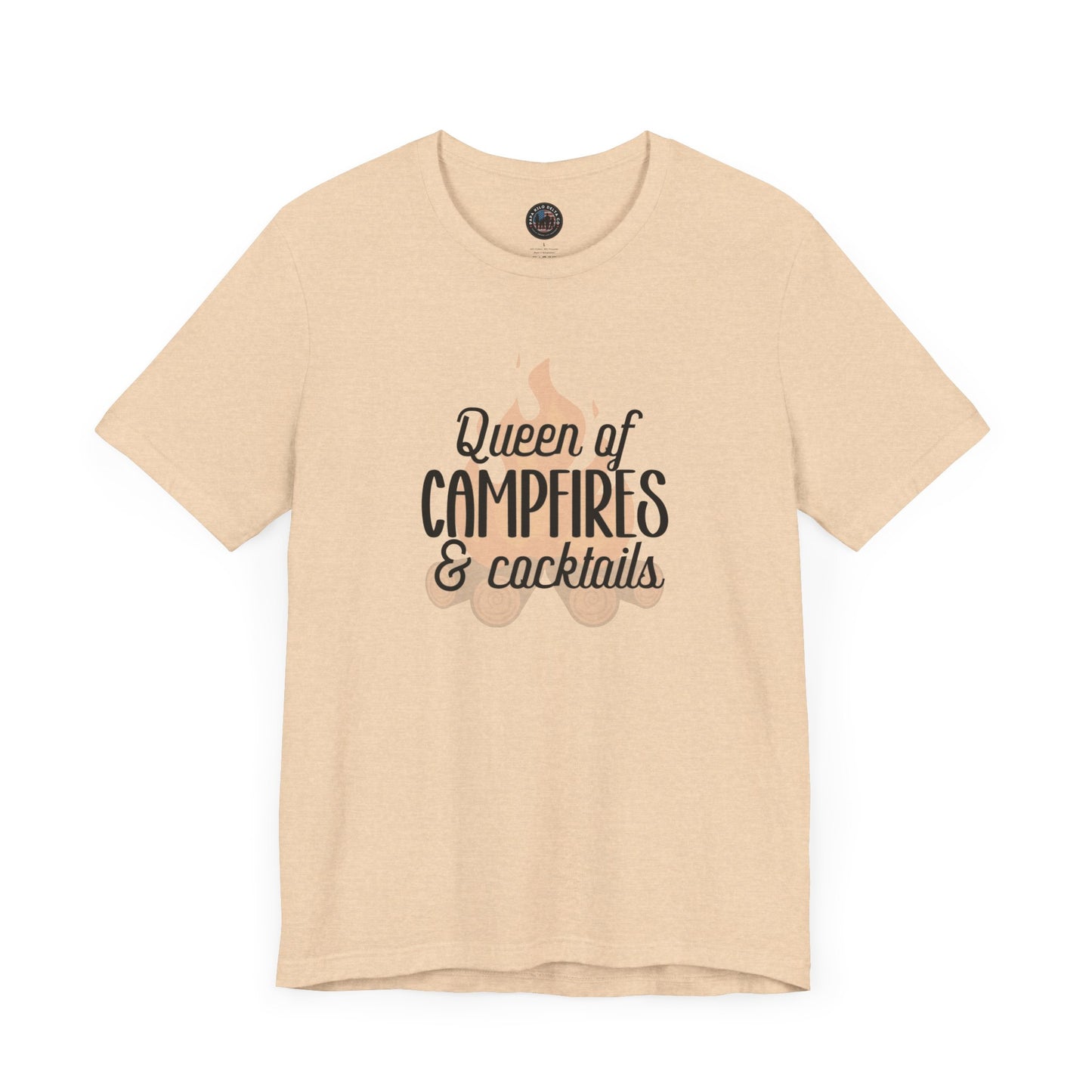 T-Shirt - Queen of Campfires and Cocktails