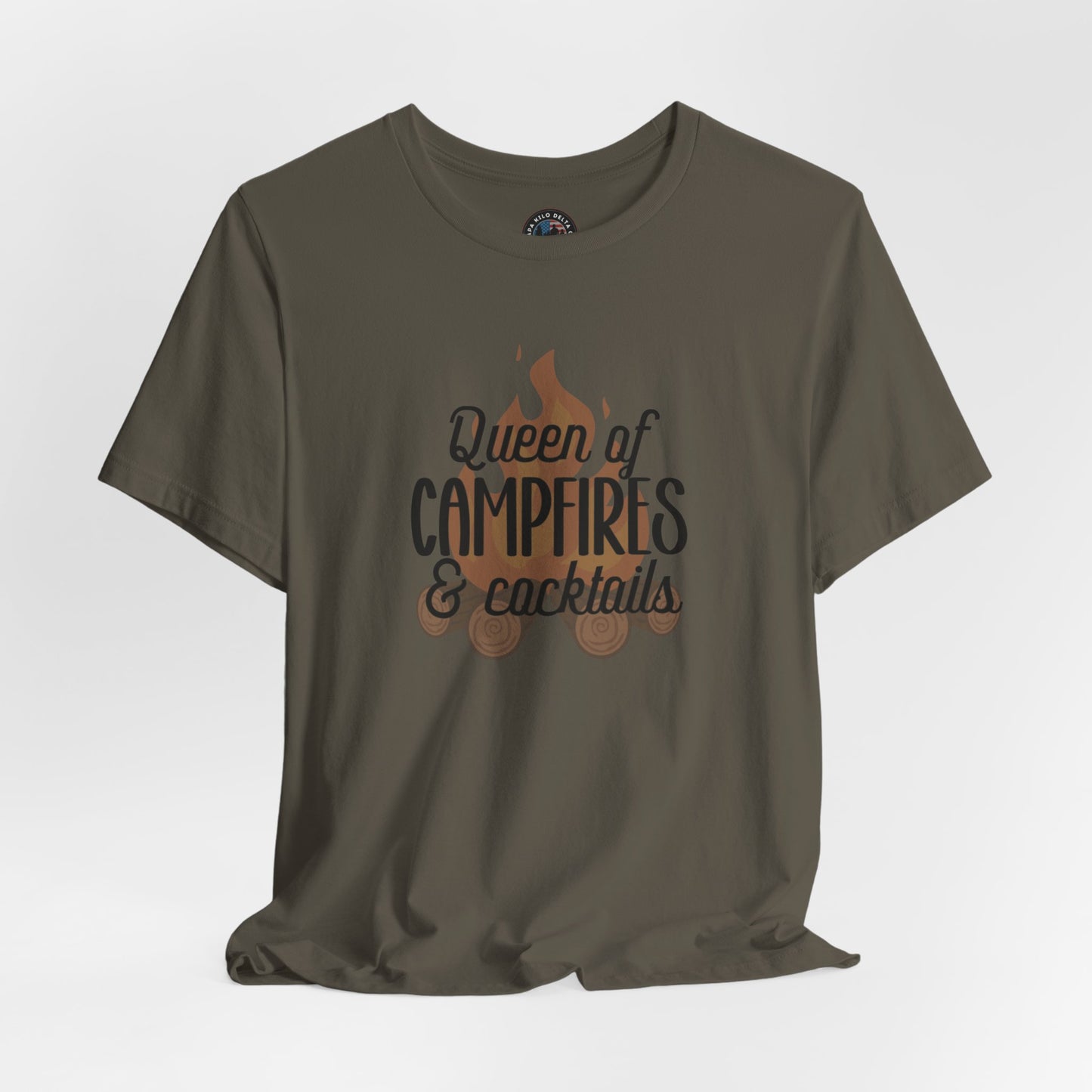 T-Shirt - Queen of Campfires and Cocktails