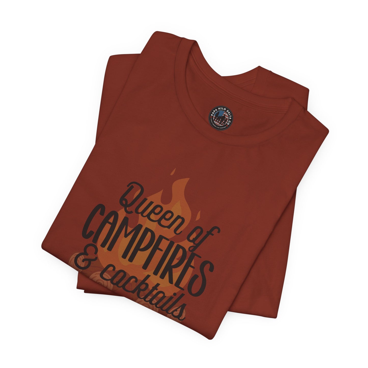 T-Shirt - Queen of Campfires and Cocktails