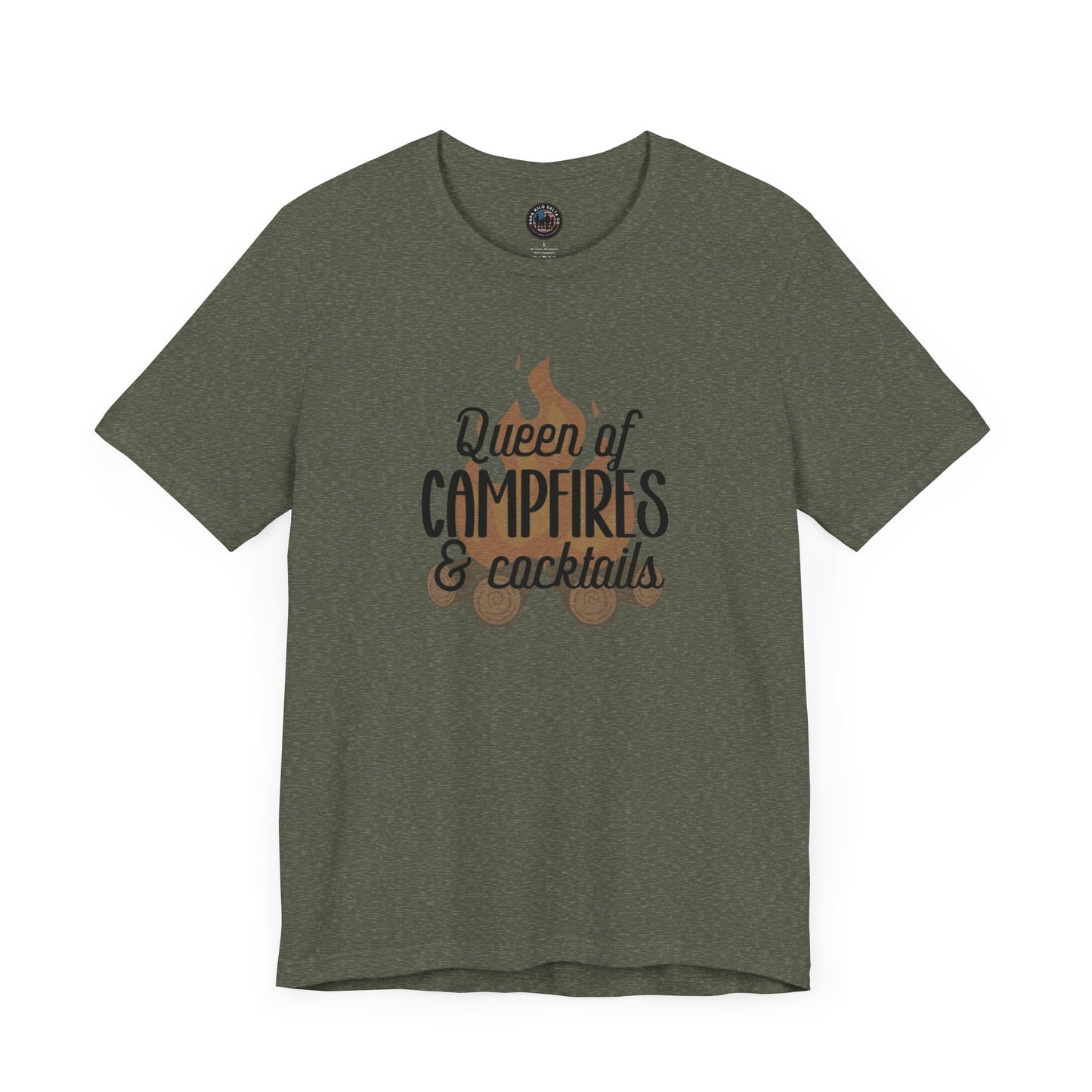 T-Shirt - Queen of Campfires and Cocktails