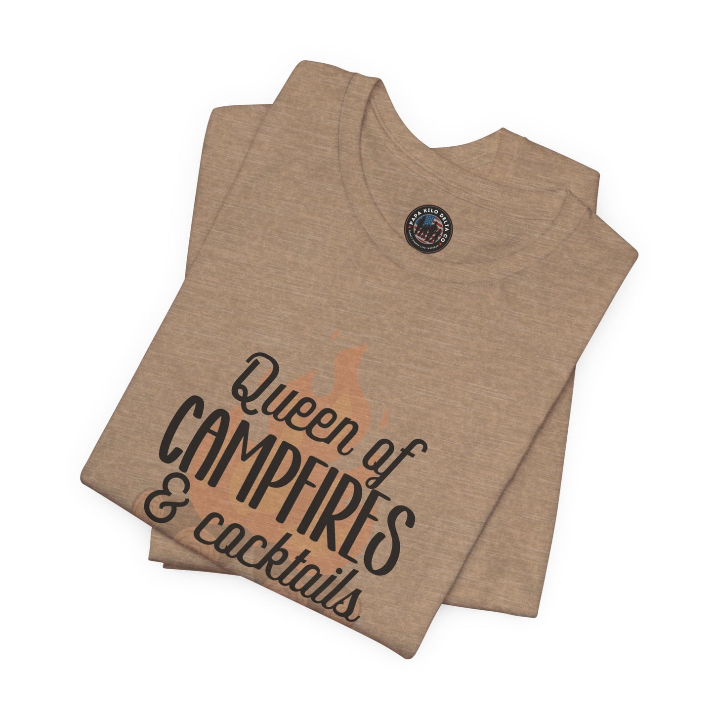 T-Shirt - Queen of Campfires and Cocktails