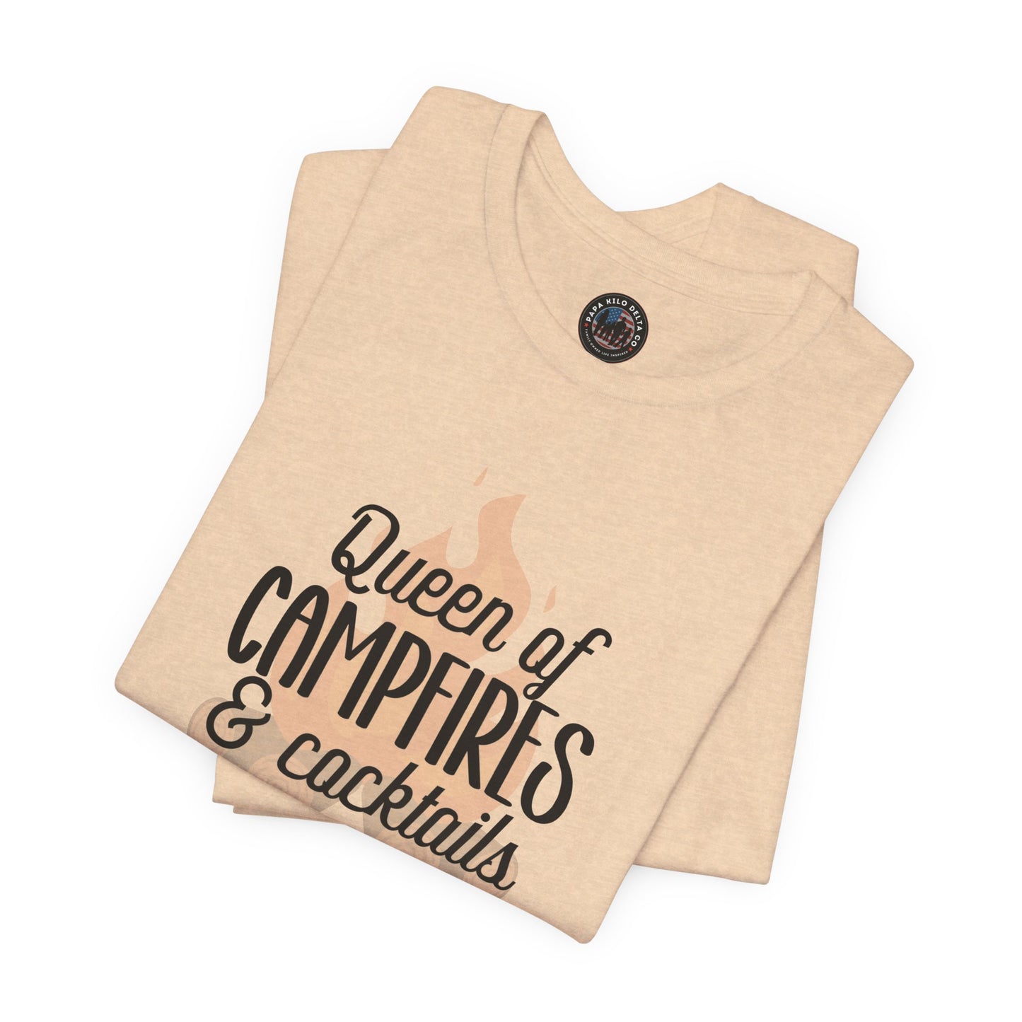 T-Shirt - Queen of Campfires and Cocktails