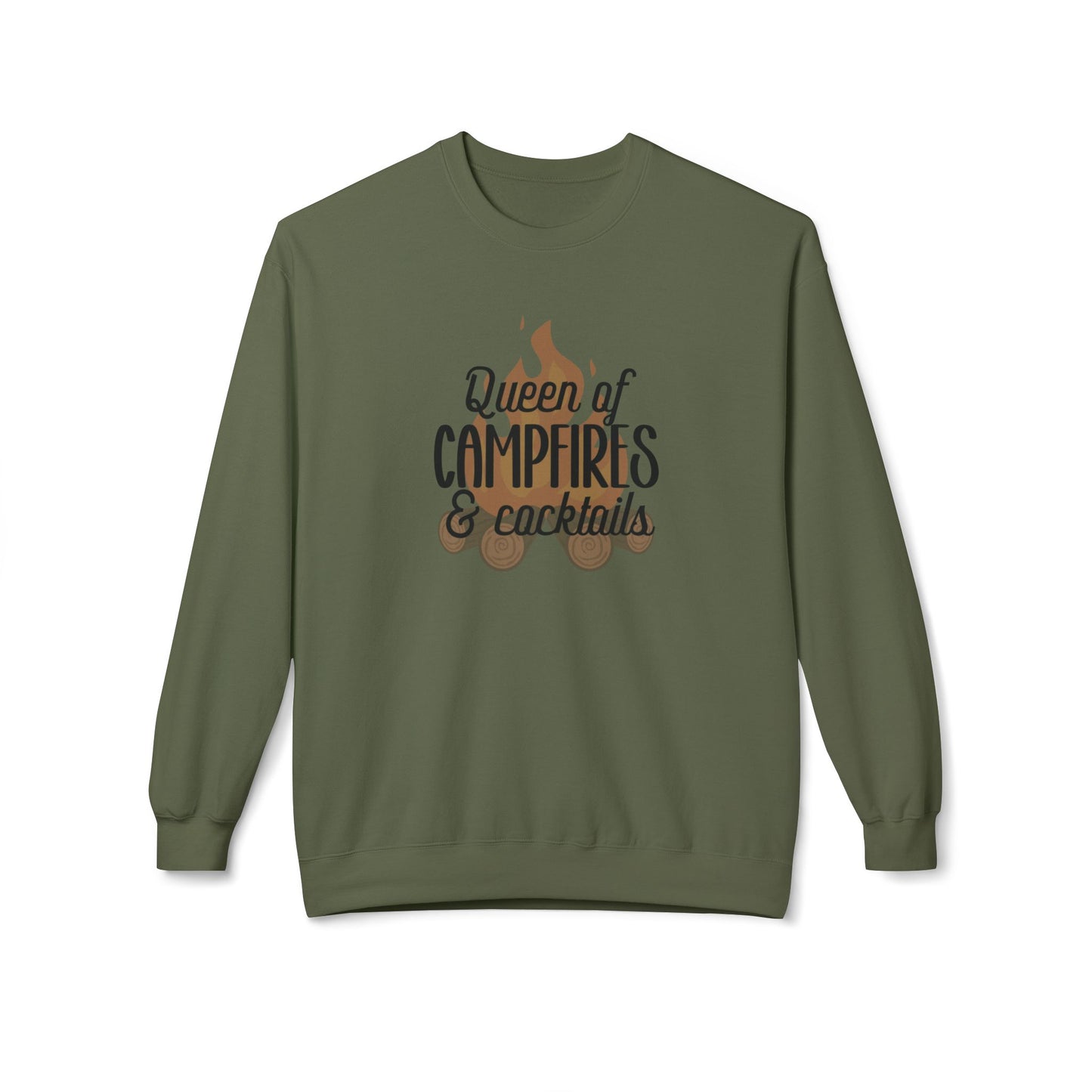 Campfire Queen Crewneck Sweatshirt